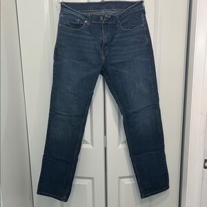Men's 559 Levi Relaxed Straight Fit Blue Jeans (#4)